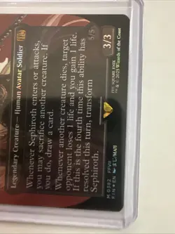 Sephiroth, Fabled SOLDIER (0382) (Borderless) Final Fantasy Foil MTG - Image 3