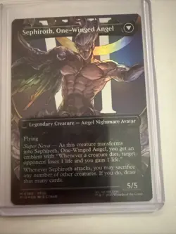 Sephiroth, Fabled SOLDIER (0382) (Borderless) Final Fantasy Foil MTG - Image 4