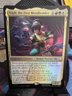 MTG MAGIC Avatar The Last Airbender Foil TOPH, THE FIRST METALBENDER 247 TLA - Image 1