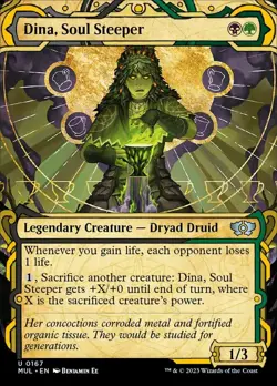1x Dina, Soul Steeper - Halo Foil - March Of The Machine: Multiverse Legends - N - Image 1