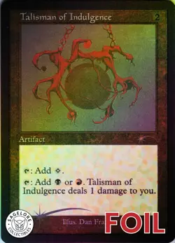 Talisman of Indulgence (Etched) - Secret Lair Allied Talismans - 1054 - NM Foil - Image 1
