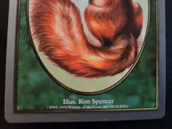 MTG Squirrel Token 1998 Unglued UGL Ron Spencer Art LP Magic The Gathering Vinta - Image 4