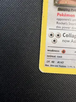 Pokemon - Rocket's Snorlax 33/132 - Gym Heroes Rare - Image 4
