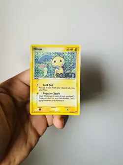 Minun 41/107 Reverse Holo Stamped EX Deoxys Pokemon - Image 1