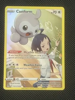 Castform TG11/TG30 NM SwSh Lost Origin Trainer Gallery Pokemon TCG - Image 1