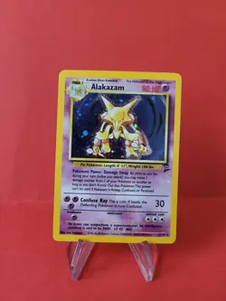Pokemon Karte/card - Alakazam Simsala - Base Set 2 Holo - Near Mint - Image 1