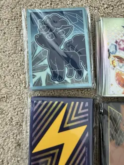 Pokemon TCG Card Sleeve Lot 9 NINE ETB 60 Packs 151 Prismatic Paldean Fates - Image 2