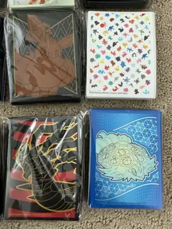 Pokemon TCG Card Sleeve Lot 9 NINE ETB 60 Packs 151 Prismatic Paldean Fates - Image 4