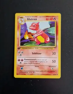 Pokemon 1st Edition Glumanda & Glutexo Set Near Mint - Image 2