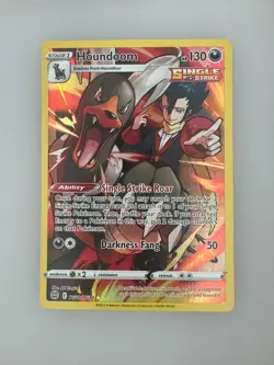 2022 Pokemon Brilliant Stars Trainer Gallery Houndoom TG10/TG30 NM - Image 1