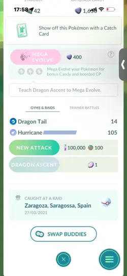 Pokemon Go Legendary Rayquaza ( Normal ) (Reduced) - Image 2