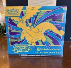 Pokemon TCG: Pokemon Center Elite Trainer Box (ETB) - Ascended Hero’s New Sealed - Image 1