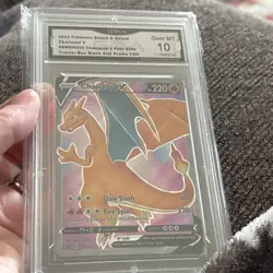 GMA 10 Charizard V English Pokemon Champion Path ETB Promo SWSH050 50 - Image 3