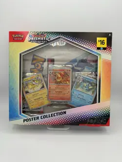 Pokemon TCG SEALED Prismatic Evolutions Poster Collection DG Exclusive New* - Image 1