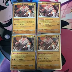 Set Of 4 Bloodmoon Ursaluna 025/064 - Shrouded Fable - Pokemon TCG - Holo Rare - Image 1