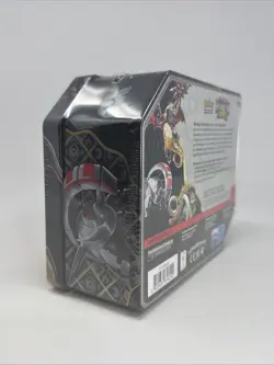 Pokemon TCG Paldean Fates Shiny Charizard EX Tin 5 Pack Factory Sealed - Image 3