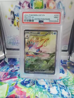 Pokemon - Milotic ex 237/191 Sv08: Surging Sparks Holo - MINT - PSA 9 - Image 1