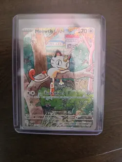 Pokemon Meowth 106/094 – Phantasmal Flames – English IR (Illustration Rare) NM - Image 3
