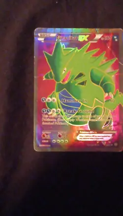 Pokemon Tyranitar EX Ultra Rare Full Art Holo Ancient Origins 91/98 180 HP - Image 1