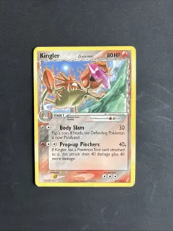 Pokemon TCG Kingler (Delta Species) EX Crystal Guardians 22/100 Regular Rare - Image 1