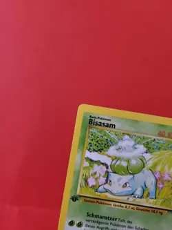 Pokemon Karten Sammlung - Starter Bisasam 44/102 1. Edition Base - Excellent-NM - Image 2