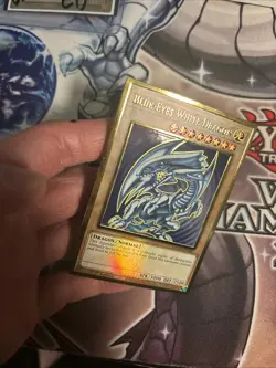 BLUE-EYES WHITE DRAGON 1ST EDITION GOLD RARE MAGO-EN001 YUGIOH VLP (CS) (2) - Image 4