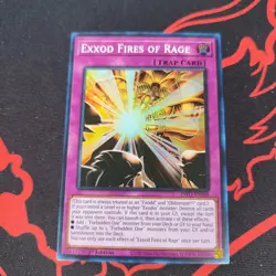 Exxod Fires of Rage INFO-EN068 The Infinite Forbidden Yu-Gi-Oh 1st Edition NM - Image 1