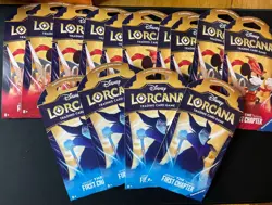 Disney Lorcana The First Chapter Sleeved Boosters Set of 14 - Image 1