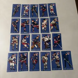 21 Set Team Cards 1994-95 Parkhurst Tall Boys 1964-65 New York Ranger’s 88-108 - Image 1