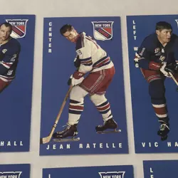 21 Set Team Cards 1994-95 Parkhurst Tall Boys 1964-65 New York Ranger’s 88-108 - Image 2