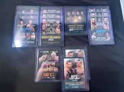 2015 Topps UFC Poster Cards Assorted Lot of 26 Some Dupes - Image 2