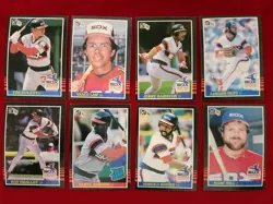 Lot Of 1985 Donruss Chicago White Sox Baseball Cards - Image 2