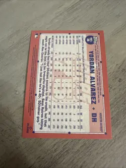 Topps 2026 Series 1 crackle foil Yordan Alvarez Card #T91-36 Houston Astros MLB - Image 2