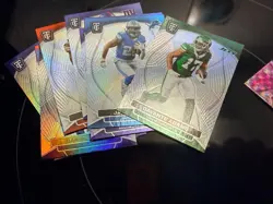400+ 2024-25 NFL Cards Lot Panini Score Mosaic Donruss Elite Bo Nix Travis Kelce - Image 3