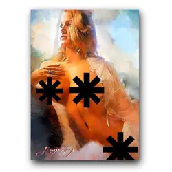 Nancy Cameron #4 Art Card Limited 14/50 Edward Vela Signed (Censored) - Image 1
