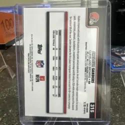 2025 Topps Chrome NFL Shedeur Sanders Rookie Base Card #315 - Image 2
