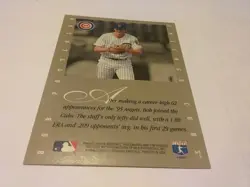 Bob Patterson 1996 Leaf Authentic Signature Series On Card Autograph Auto - Image 3