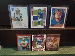 Giants 12 Card Lot- Jaxson Dart MEM, Cam Skattebo, Malik Nabers, Daniel Jones... - Image 2
