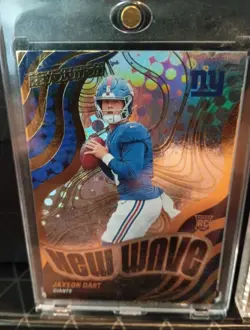 Giants 12 Card Lot- Jaxson Dart MEM, Cam Skattebo, Malik Nabers, Daniel Jones... - Image 3