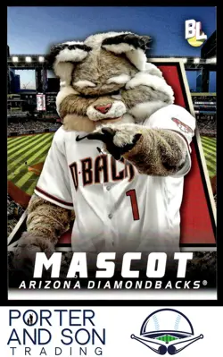 Baxter the Bobcat Mascots 2023 Topps Big League #M-1 Diamondbacks Baseball Card - Image 1