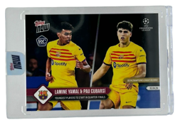2023-24 Topps Now UCL- Lamine Yamal, Pau Cubarsi #114 Rookie Card (RC) - Image 1