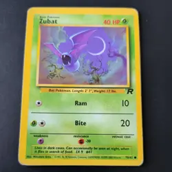 ZUBAT 70/82 POKEMON CARD (TEAM ROCKET SET) - Image 2