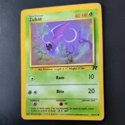 ZUBAT 70/82 POKEMON CARD (TEAM ROCKET SET) - Image 4