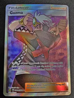 Guzma Hidden Fates SV84/SV94 Holo Full Art Trainer Ultra Rare - Pokemon TCG Card - Image 2