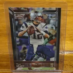 Topps 2015 Chrome Tom Brady #50 New England Patriots Football Card - Image 3