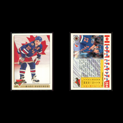 Mike Gartner #384 1993 Topps Premier New York Rangers Hockey Card NHL NM - Image 3