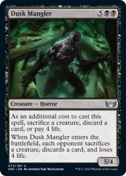 Dusk Mangler - Near Mint MTG Streets of New Capenna - Image 1