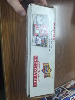 2008 Upper Deck Baseball Factory Set Series 1 & 2 Complete Set 506 cards(Sealed) - Image 2