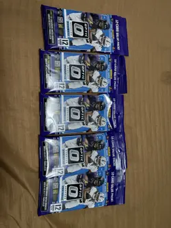 2025 Panini Optic Football 12 Card Value Pack Lot Of 5 Factory Sealed - Image 1