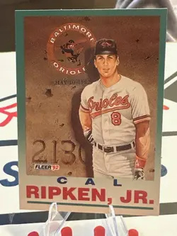 Cal Ripken Jr 1992 Fleer - Pro Visions Cal Ripken #711! 2 Card Min! Read Desc! - Image 1